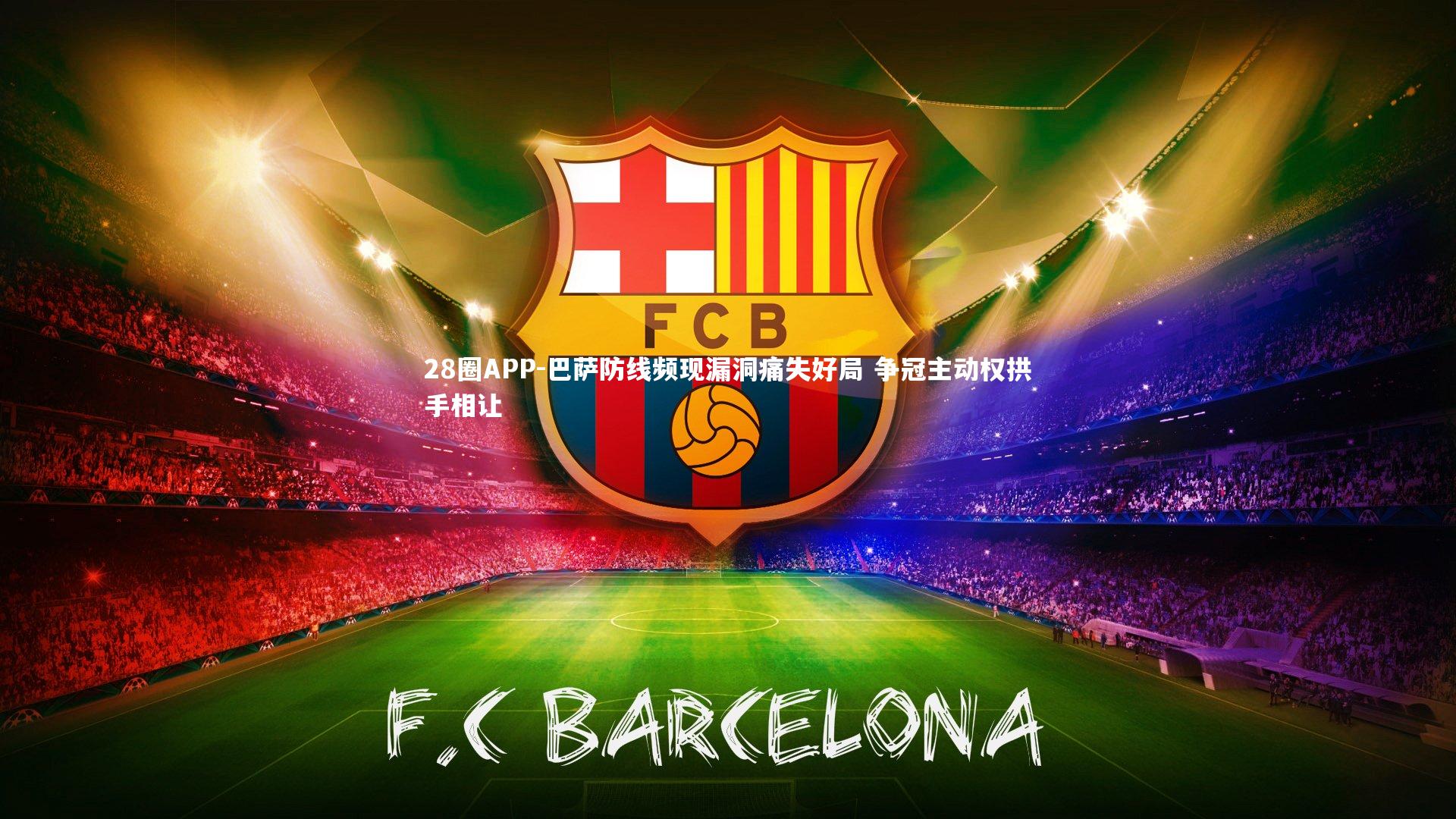 28圈APP-巴萨防线频现漏洞痛失好局 争冠主动权拱手相让